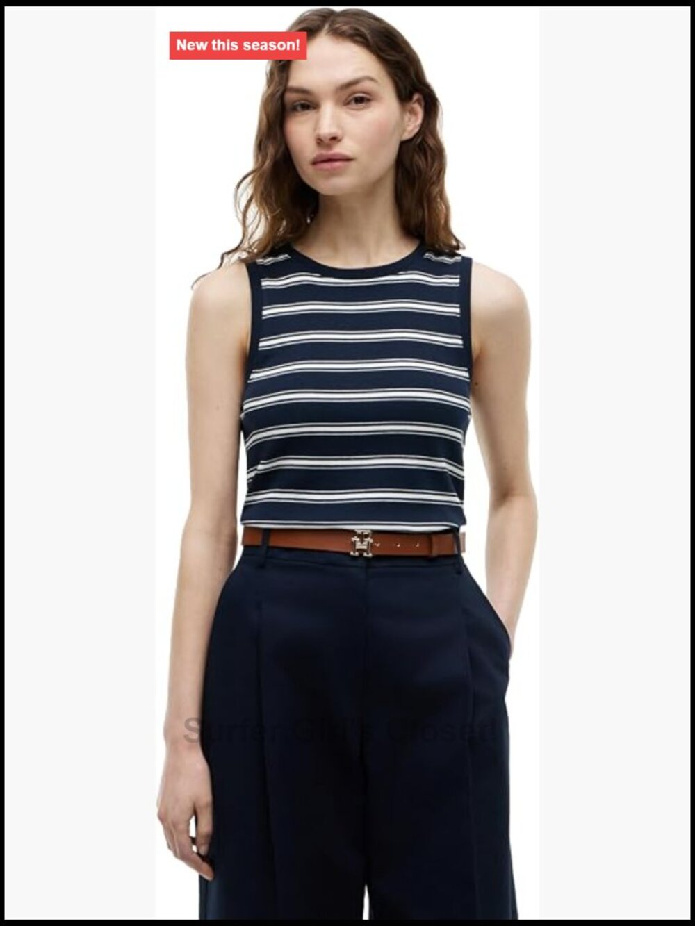 Lightweight Cotton Sleeveless Crew Neck Tank Top